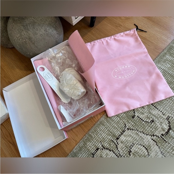 LoveShackFancy x Stubbs & Wootton Rose Bow Slipper – Fuchsia Pink Velvet. EUC - Picture 13 of 14